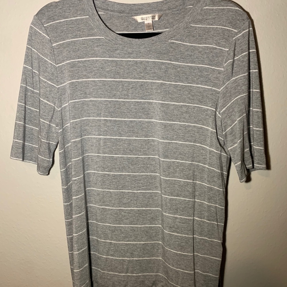 Striped Quarter Sleeve Top